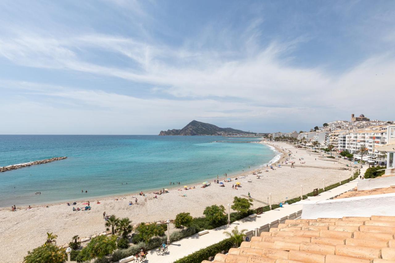 Ferienwohnung Escapada Romantica En Atico Frente Al Mar Con Piscina Altea Exterior foto