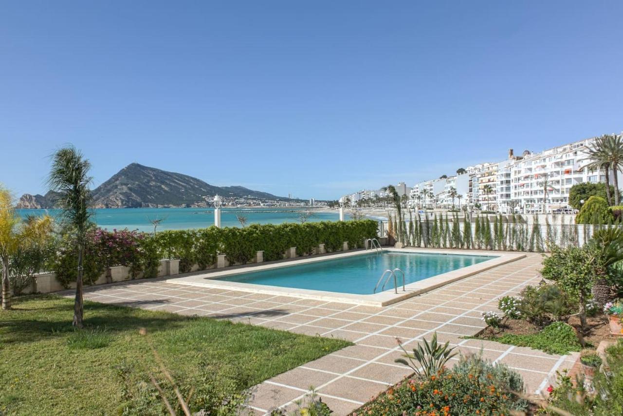 Ferienwohnung Escapada Romantica En Atico Frente Al Mar Con Piscina Altea Exterior foto